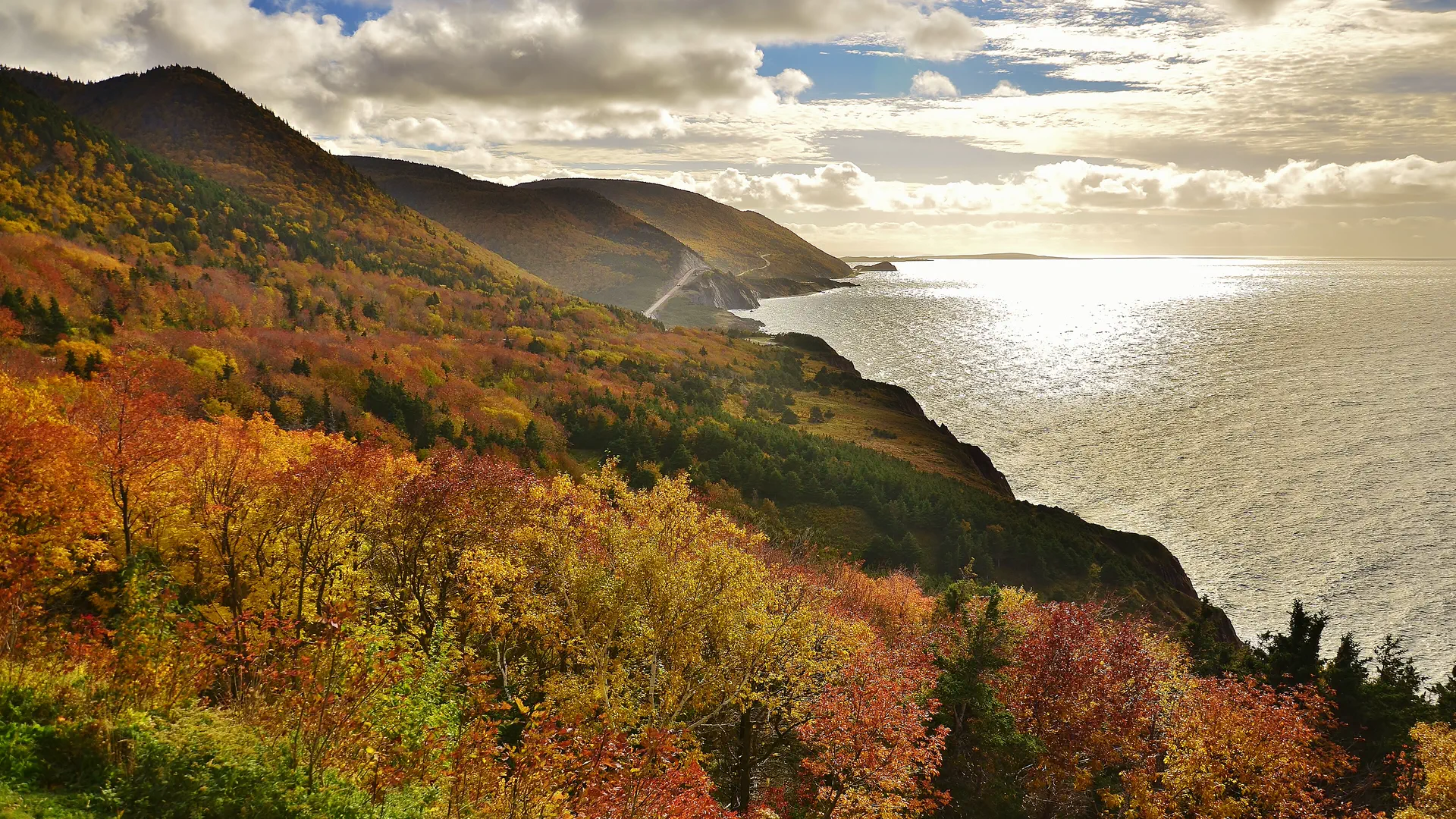 Cabot Trail route in Canada