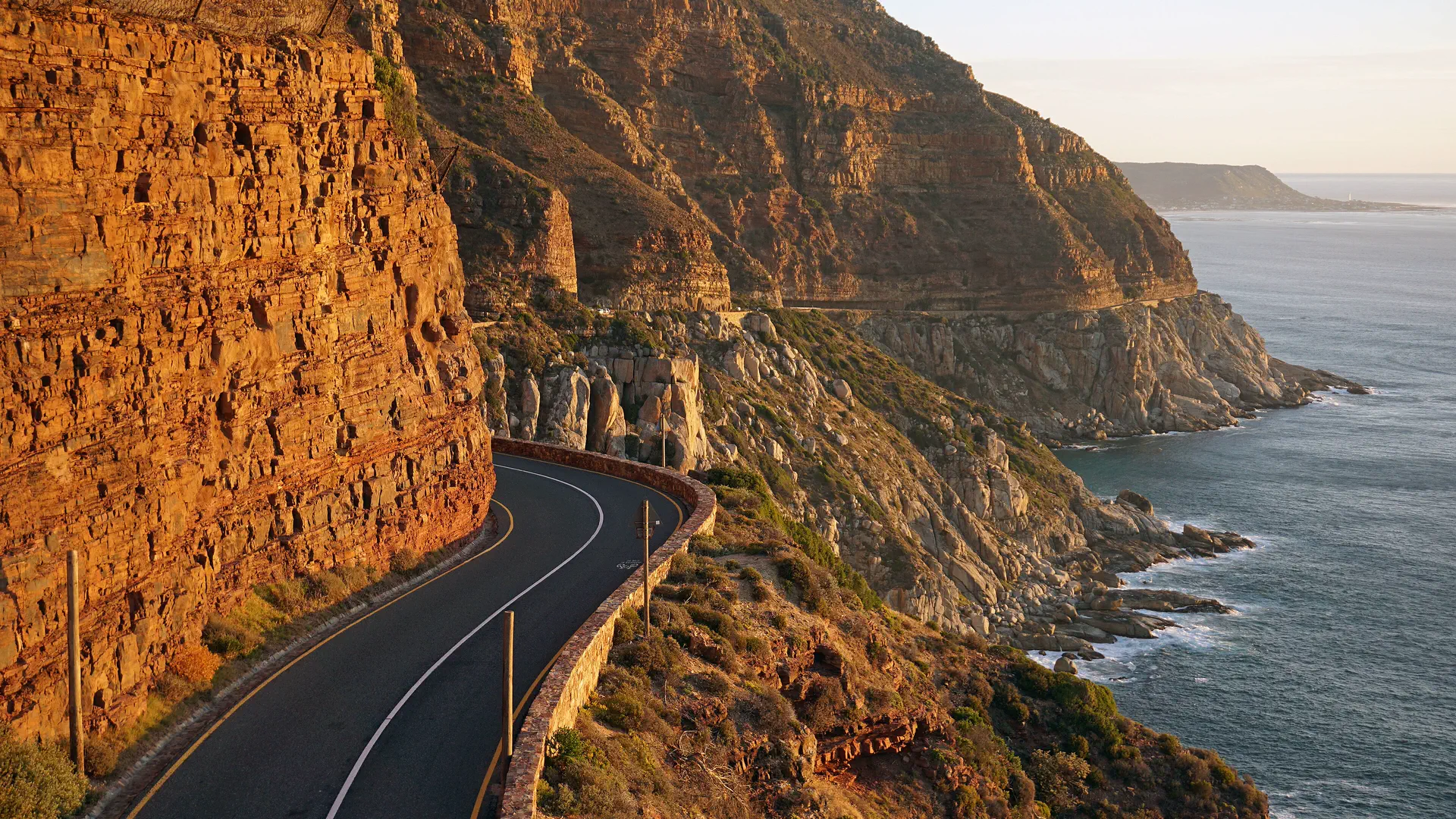 Chapman’s Peak route in South Africa