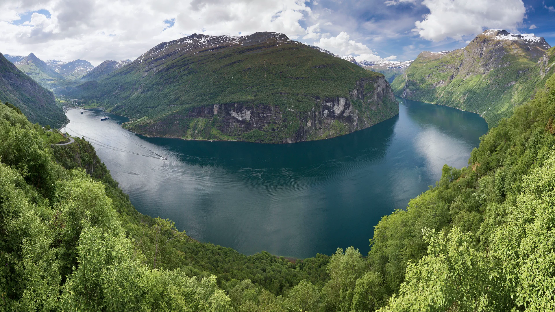 Geiranger route in Norway