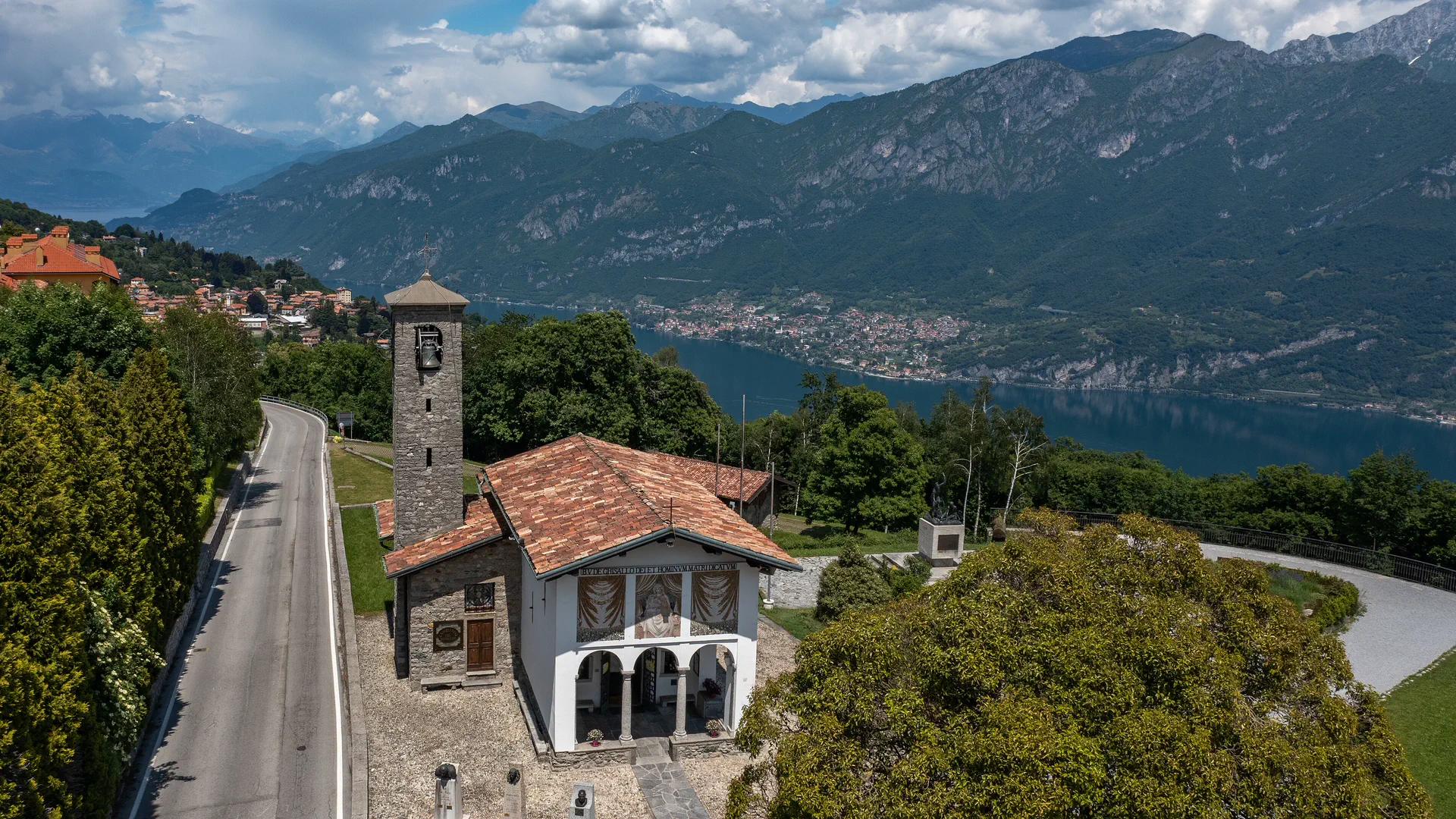 Madonna del Ghisallo route in Italy