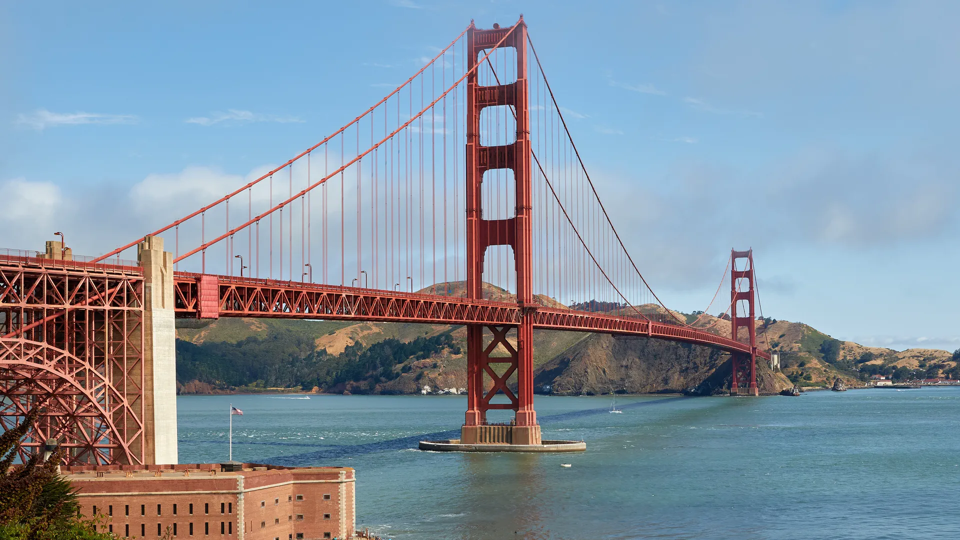 Golden Gate route in USA