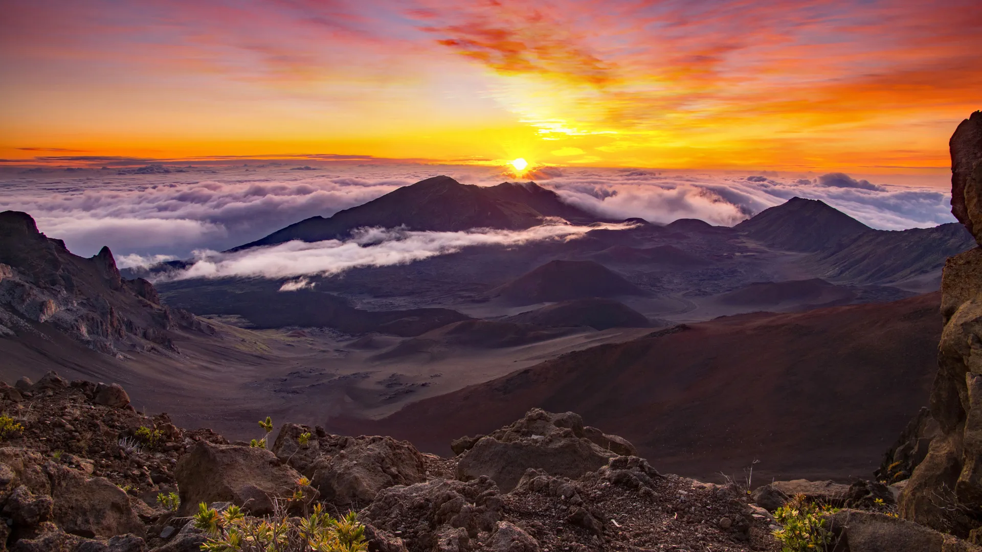 Haleakalā route in Hawaii