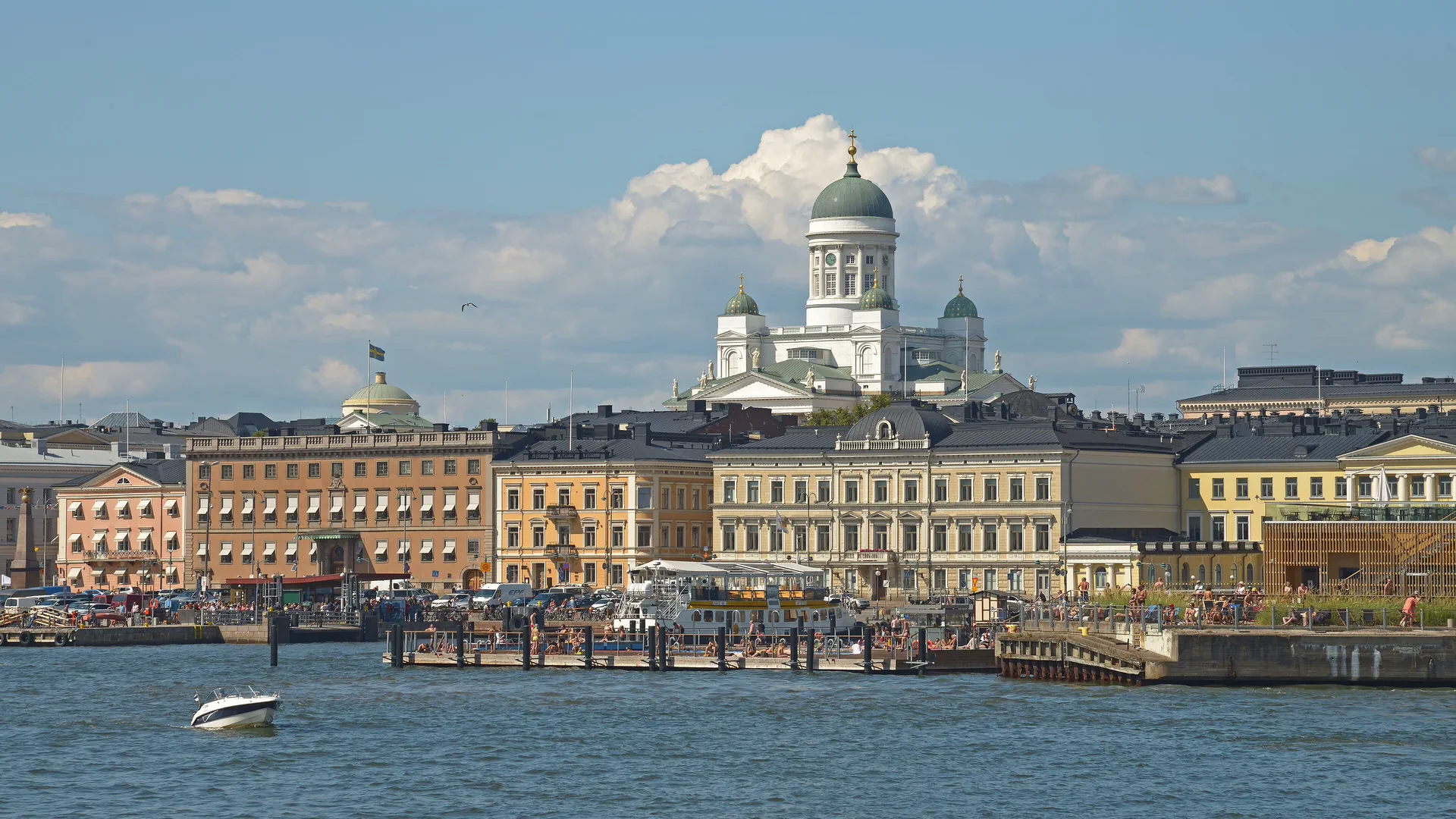 Helsinki waterfront route in Finland