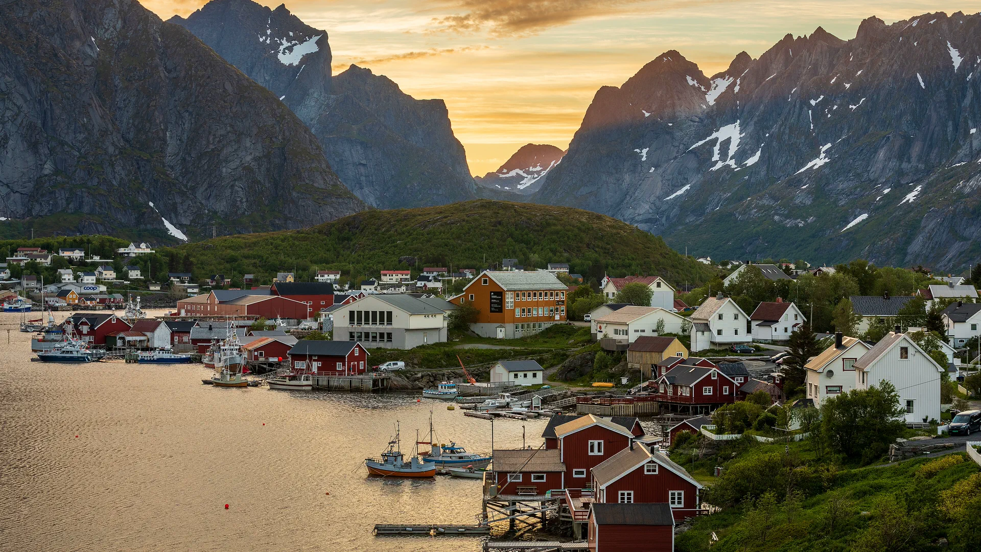Lofoten route in Norway