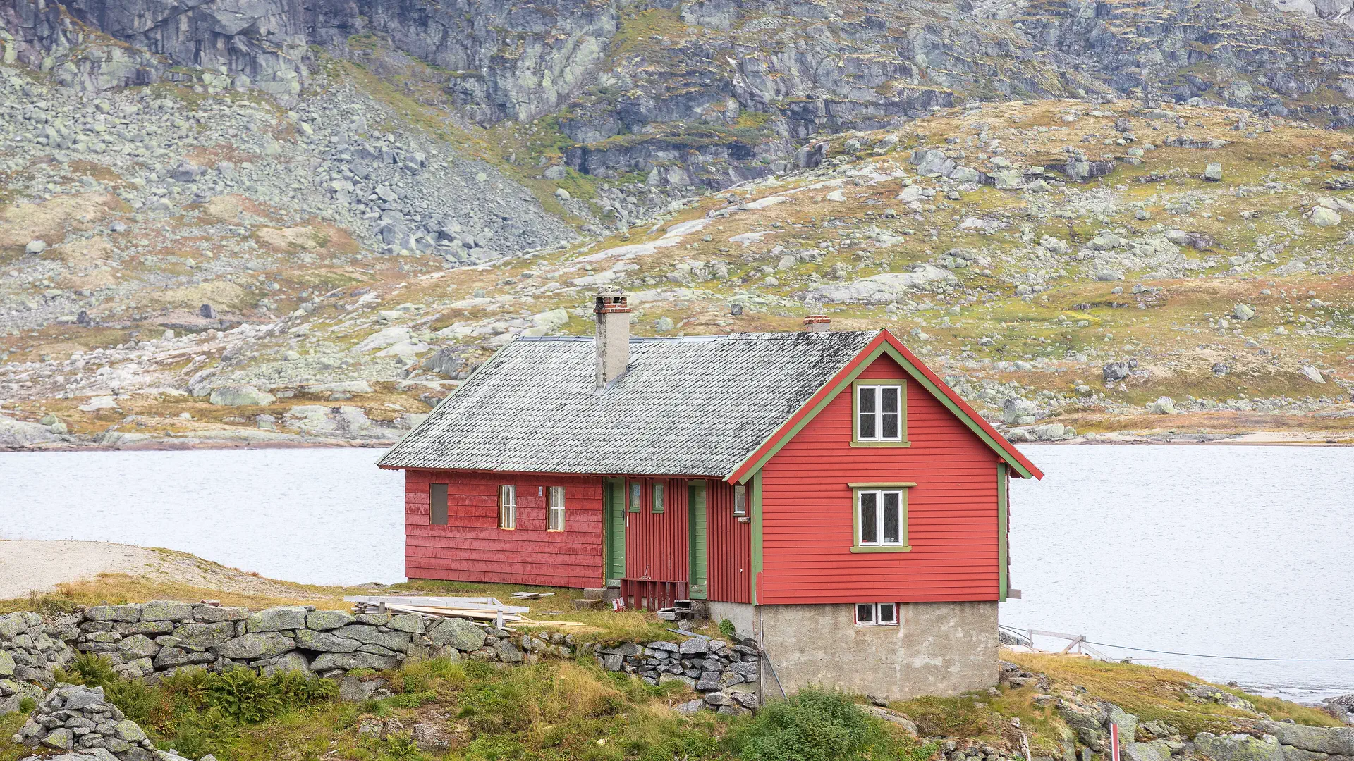 Rallarvegen route in Norway
