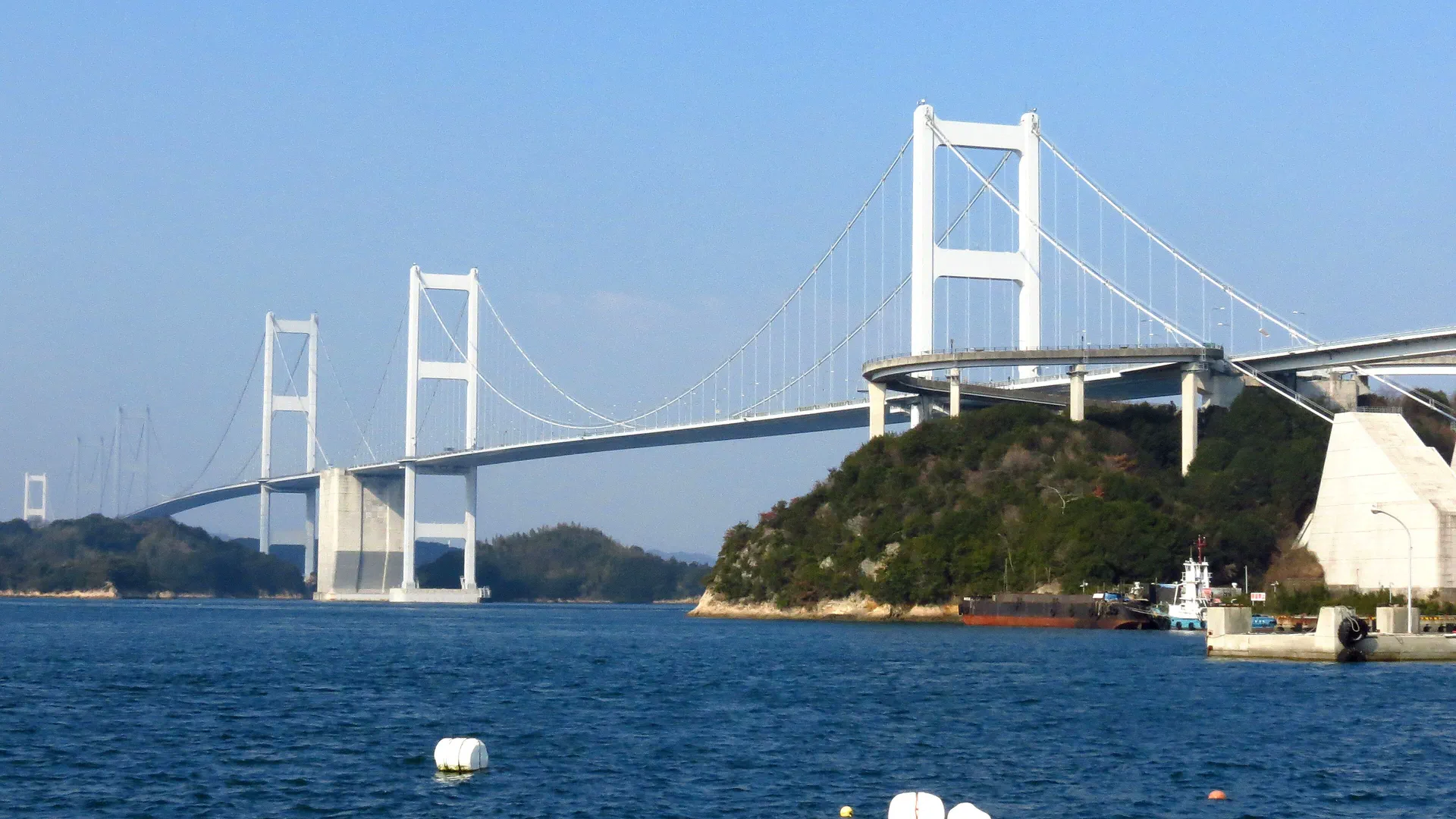 Shimanami Kaidō route in Japan