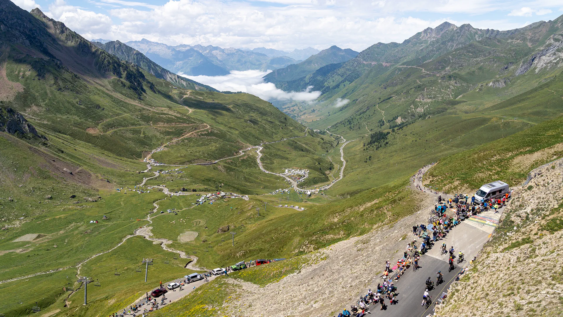 Col du Tourmalet route in France